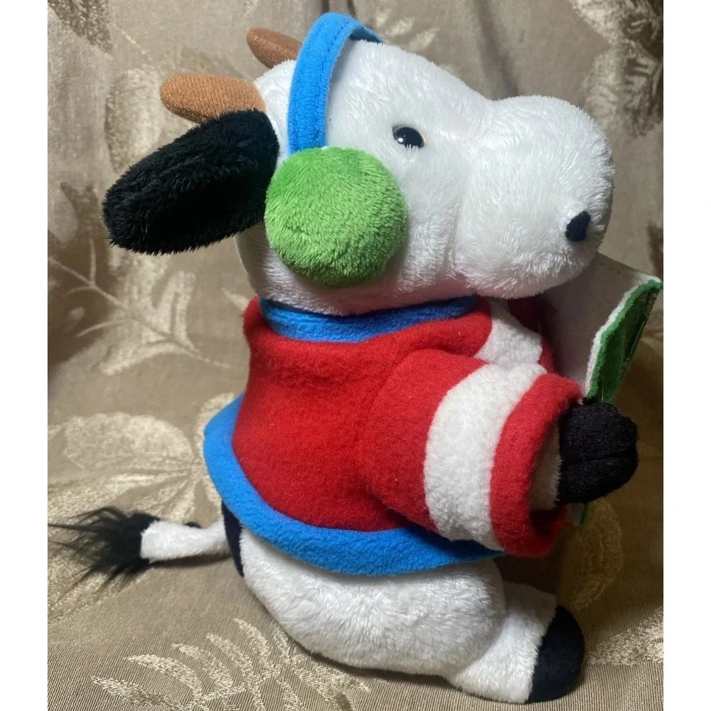 Sound N Light Animatronics Christmas Cow Mooing Moo Caroling Carols Critter